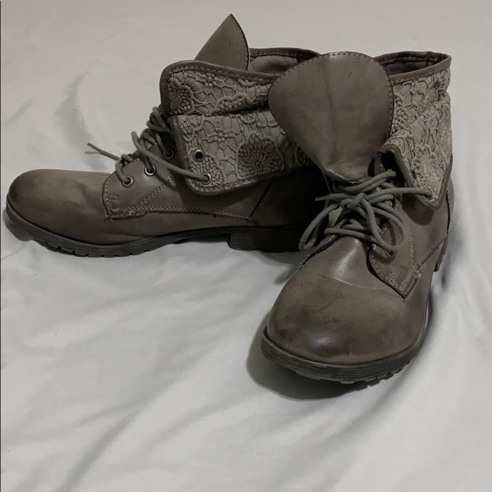 Grey Boots